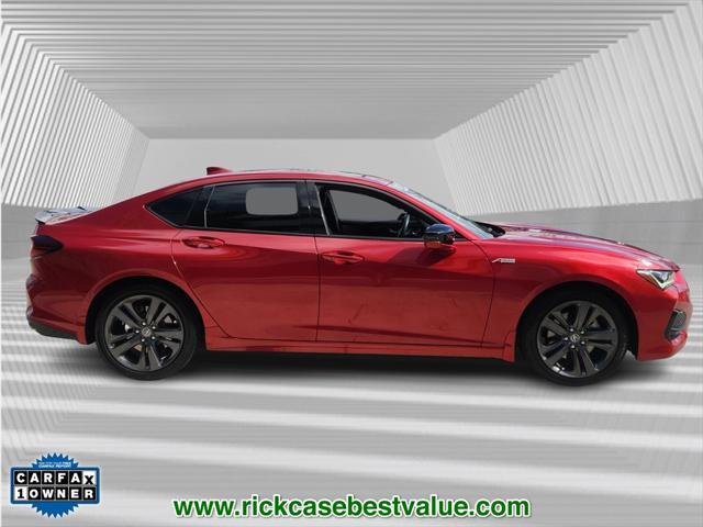 used 2022 Acura TLX car, priced at $32,990