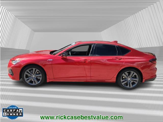 used 2022 Acura TLX car, priced at $32,990