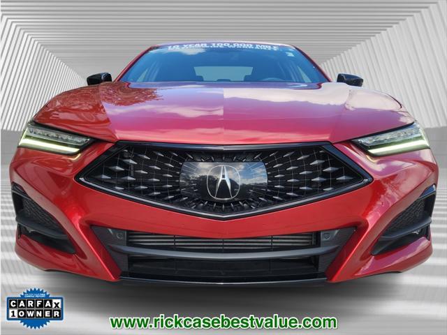 used 2022 Acura TLX car, priced at $32,990