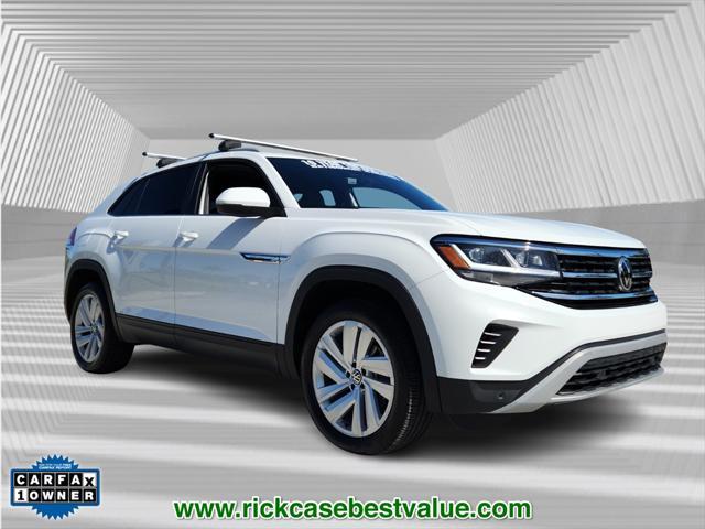 used 2021 Volkswagen Atlas Cross Sport car, priced at $22,750