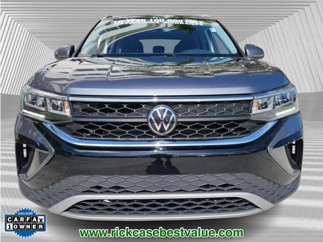 used 2023 Volkswagen Taos car, priced at $19,250