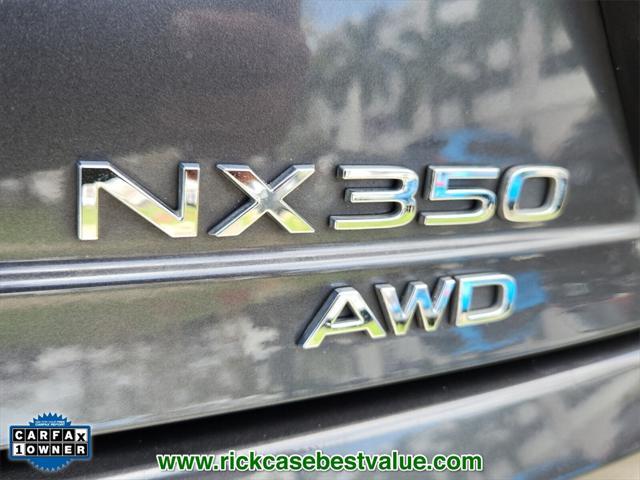 used 2022 Lexus NX 350 car, priced at $35,990