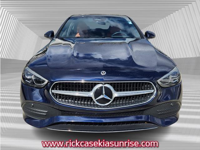 used 2022 Mercedes-Benz C-Class car, priced at $34,490