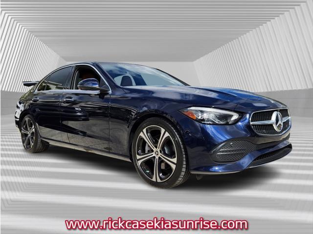 used 2022 Mercedes-Benz C-Class car, priced at $34,490