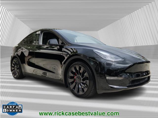 used 2023 Tesla Model Y car, priced at $34,990