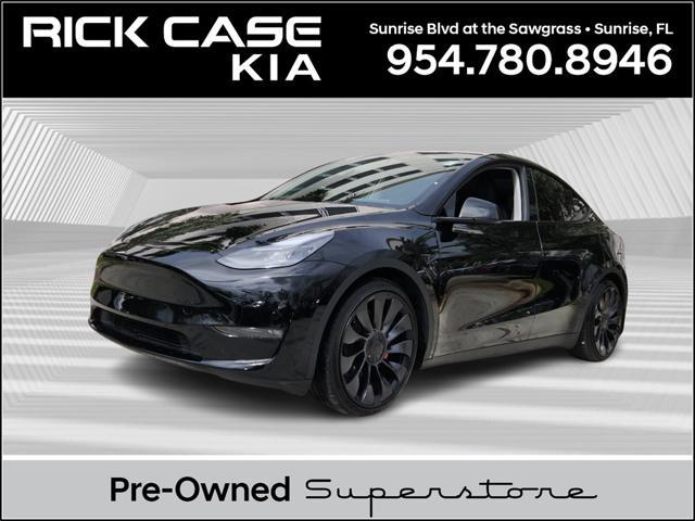 used 2023 Tesla Model Y car, priced at $34,990