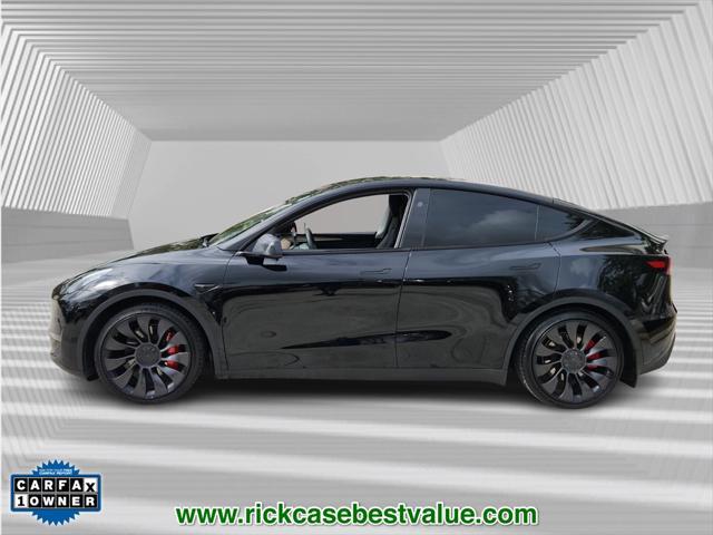 used 2023 Tesla Model Y car, priced at $34,990