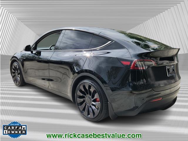 used 2023 Tesla Model Y car, priced at $34,990