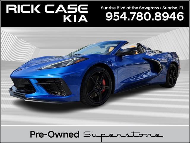 used 2021 Chevrolet Corvette car, priced at $64,700