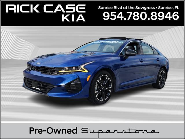 used 2021 Kia K5 car, priced at $19,490