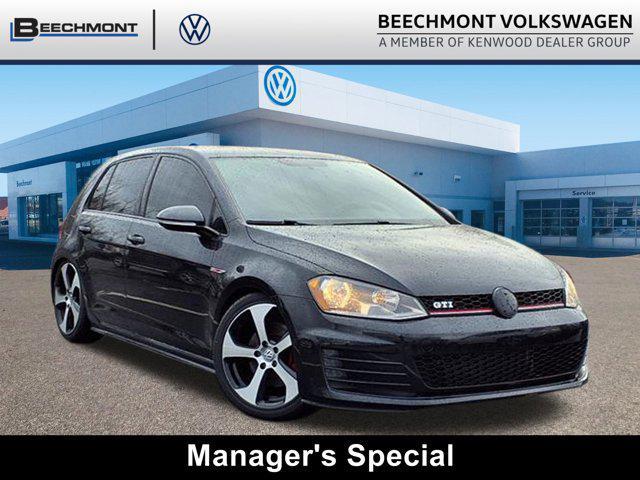 used 2017 Volkswagen Golf GTI car, priced at $12,995