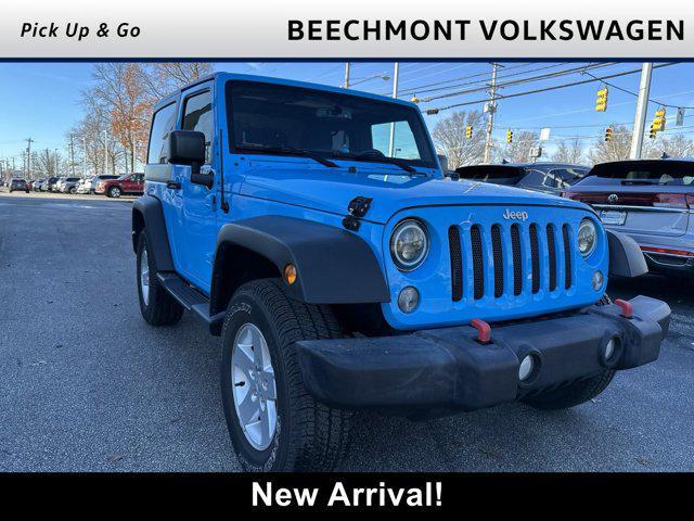 used 2017 Jeep Wrangler car, priced at $18,439