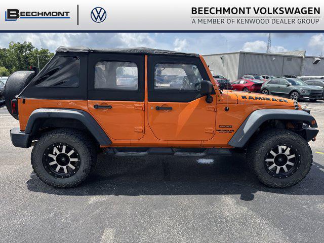 used 2012 Jeep Wrangler Unlimited car, priced at $13,542