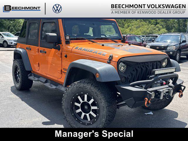 used 2012 Jeep Wrangler Unlimited car, priced at $13,542