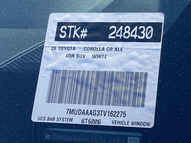 new 2026 Toyota Corolla Cross car, priced at $33,458