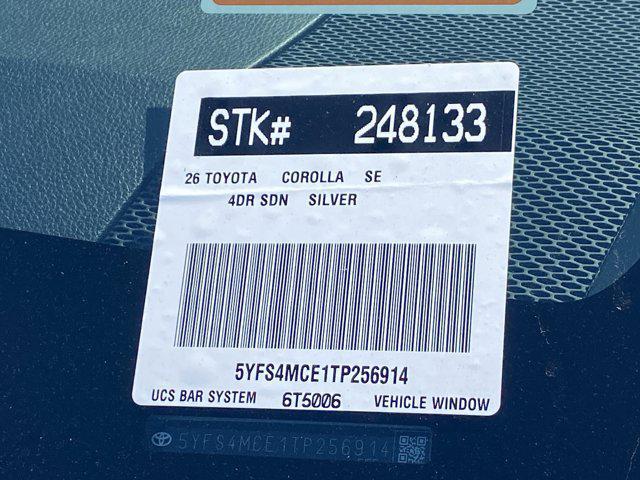 new 2026 Toyota Corolla car, priced at $27,087