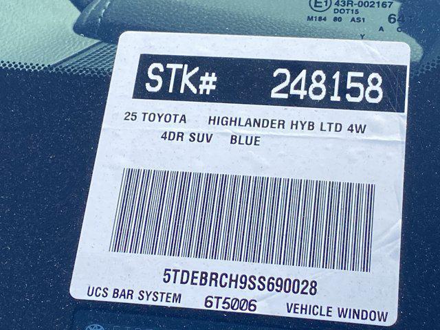 new 2025 Toyota Highlander Hybrid car, priced at $56,963