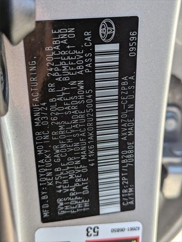used 2024 Toyota Camry car, priced at $32,000