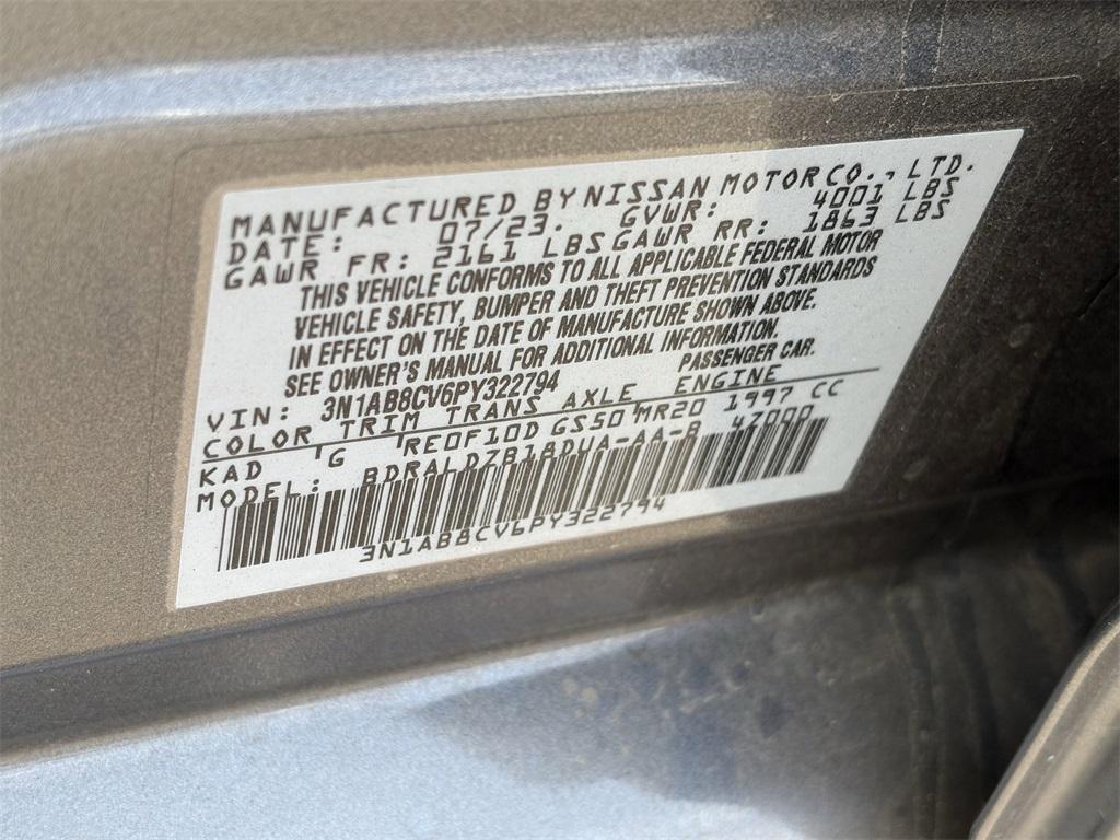 used 2023 Nissan Sentra car, priced at $17,300