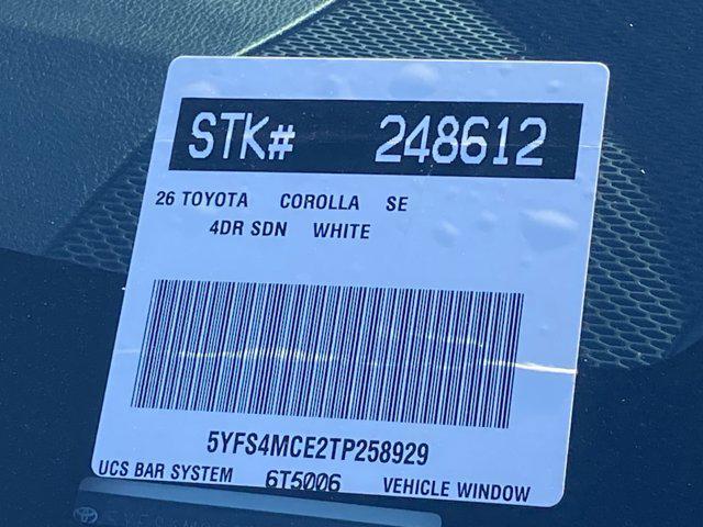 new 2026 Toyota Corolla car, priced at $27,087