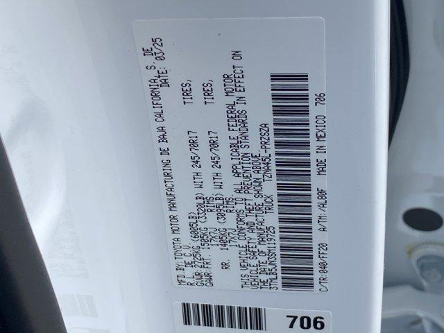 new 2025 Toyota Tacoma car, priced at $42,589