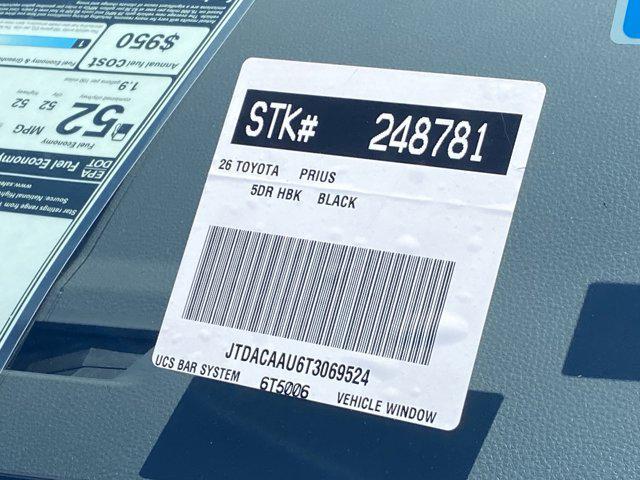 new 2026 Toyota Prius car, priced at $38,948