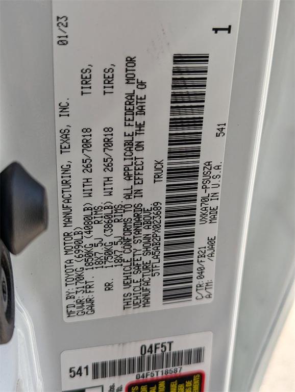 new 2023 Toyota Tundra car, priced at $42,988