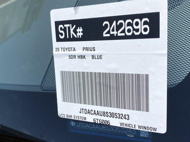 new 2025 Toyota Prius car, priced at $35,478
