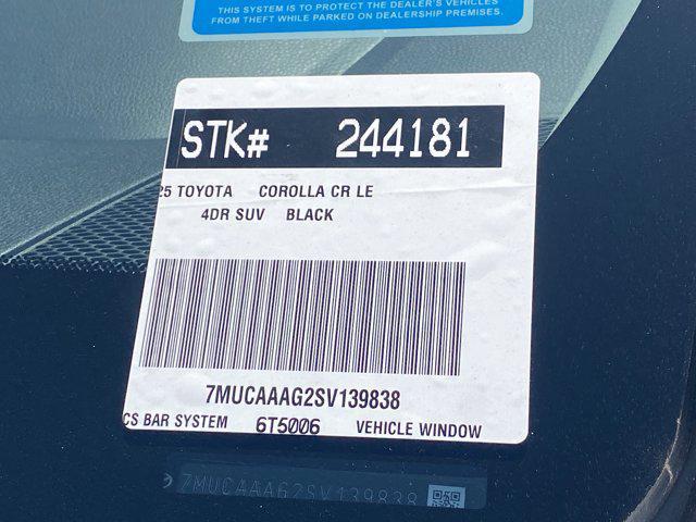 new 2025 Toyota Corolla Cross car, priced at $28,363
