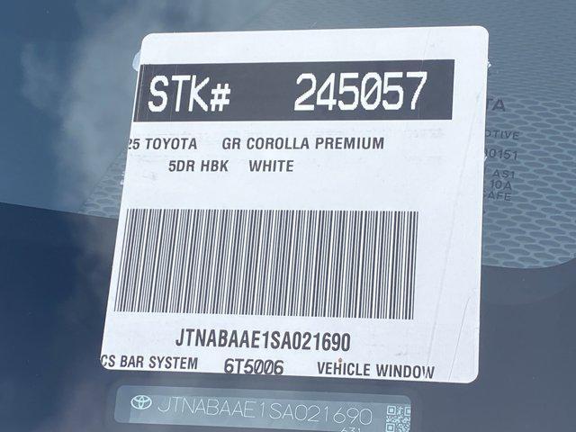 new 2025 Toyota GR Corolla car, priced at $45,908