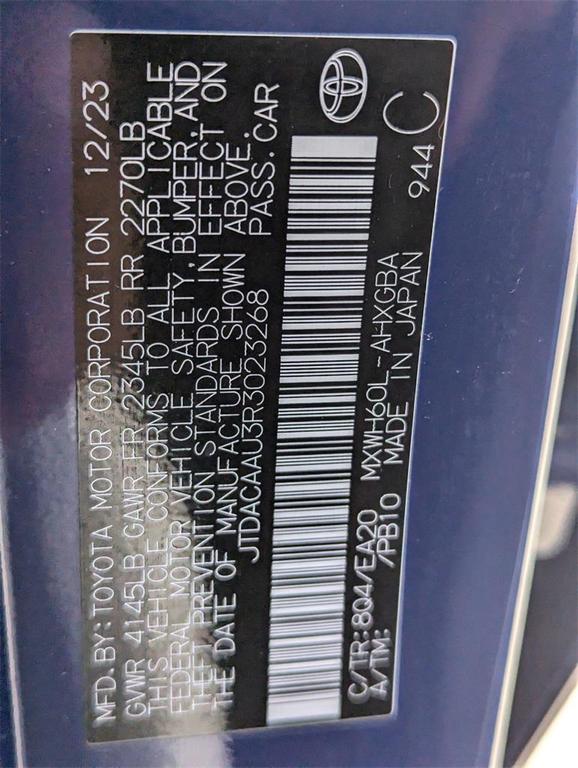 used 2024 Toyota Prius car, priced at $23,900