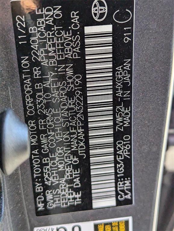 used 2022 Toyota Prius Prime car, priced at $21,700