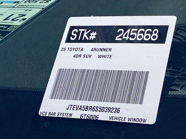 new 2025 Toyota 4Runner car, priced at $46,248