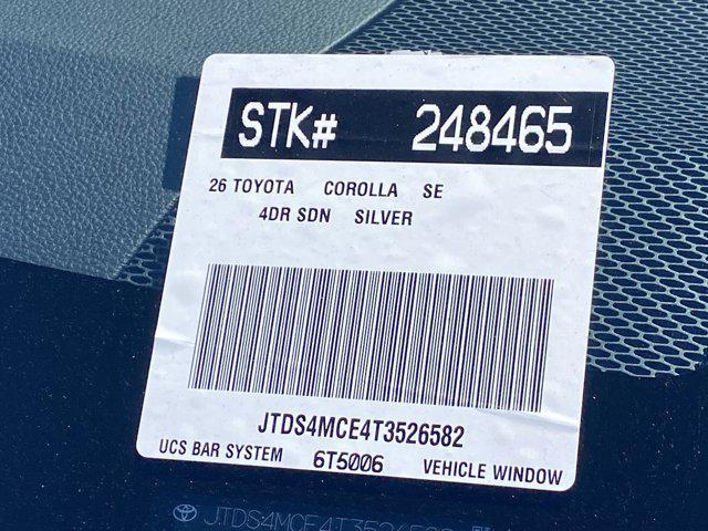 new 2026 Toyota Corolla car, priced at $27,087