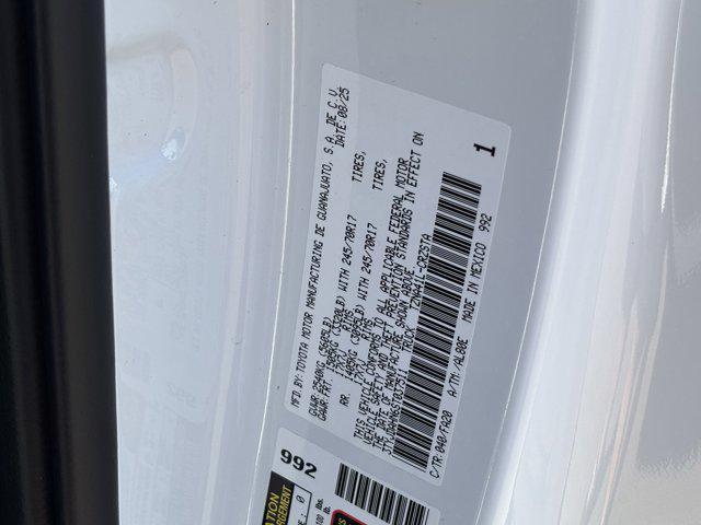 new 2025 Toyota Tacoma car, priced at $33,869