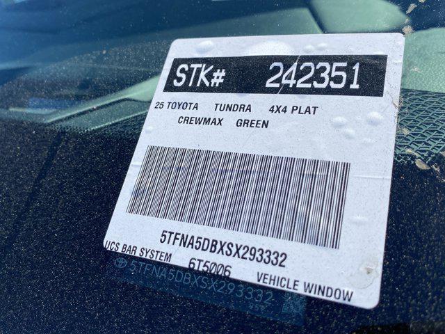 new 2025 Toyota Tundra car, priced at $71,018