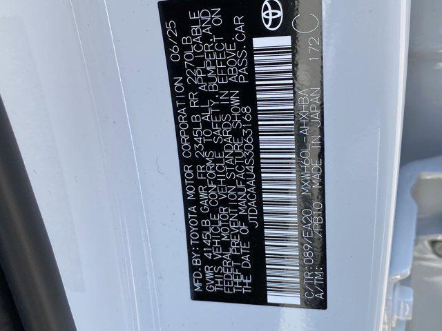 new 2025 Toyota Prius car, priced at $39,208