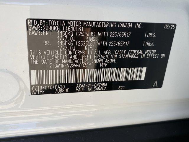 new 2025 Toyota RAV4 car, priced at $33,083