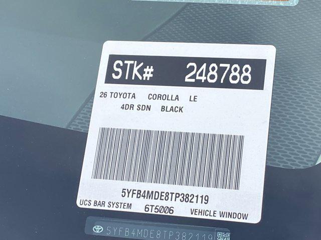 new 2026 Toyota Corolla car, priced at $24,508