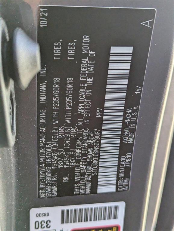 used 2022 Toyota Sienna car, priced at $38,500