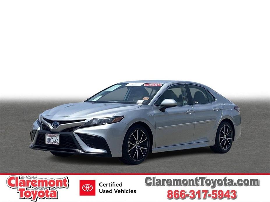 used 2021 Toyota Camry Hybrid car, priced at $27,488