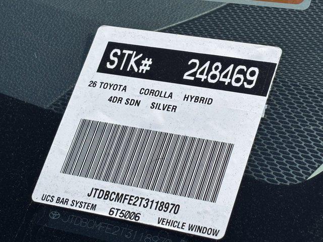 new 2026 Toyota Corolla Hybrid car, priced at $26,358