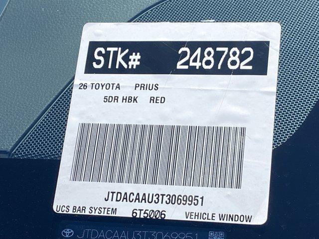 new 2026 Toyota Prius car, priced at $39,423