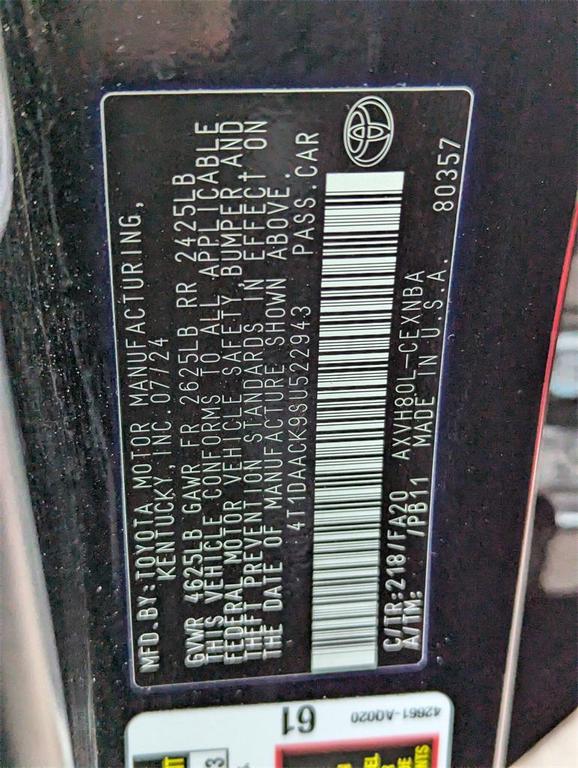 used 2025 Toyota Camry car, priced at $27,500