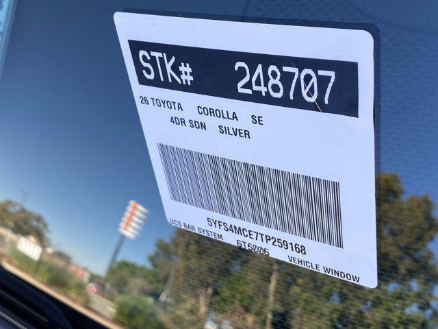 new 2026 Toyota Corolla car, priced at $27,087