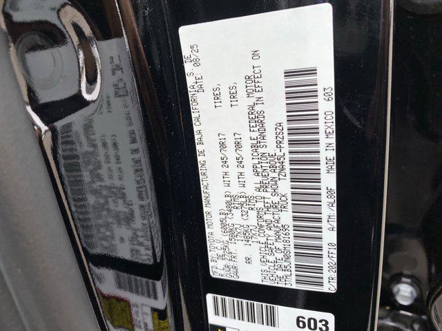 new 2025 Toyota Tacoma car, priced at $43,324