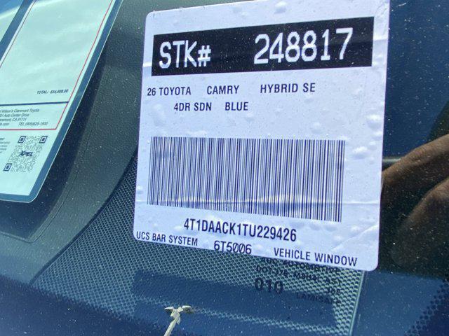 new 2026 Toyota Camry car, priced at $33,063