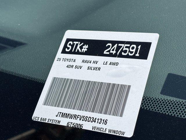 new 2025 Toyota RAV4 Hybrid car, priced at $35,689