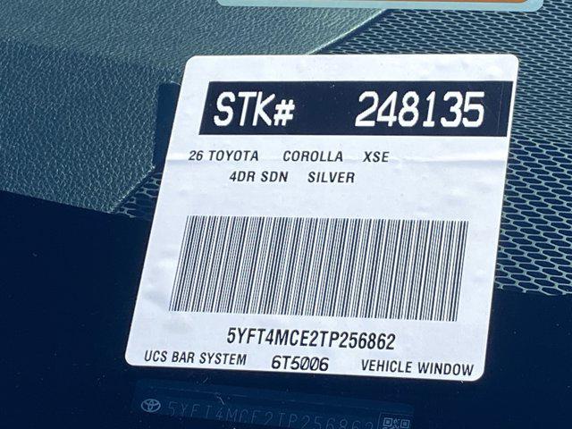 new 2026 Toyota Corolla car, priced at $30,962