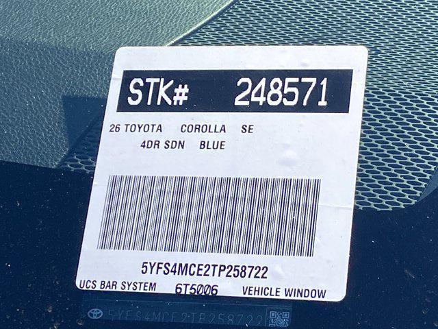 new 2026 Toyota Corolla car, priced at $27,087